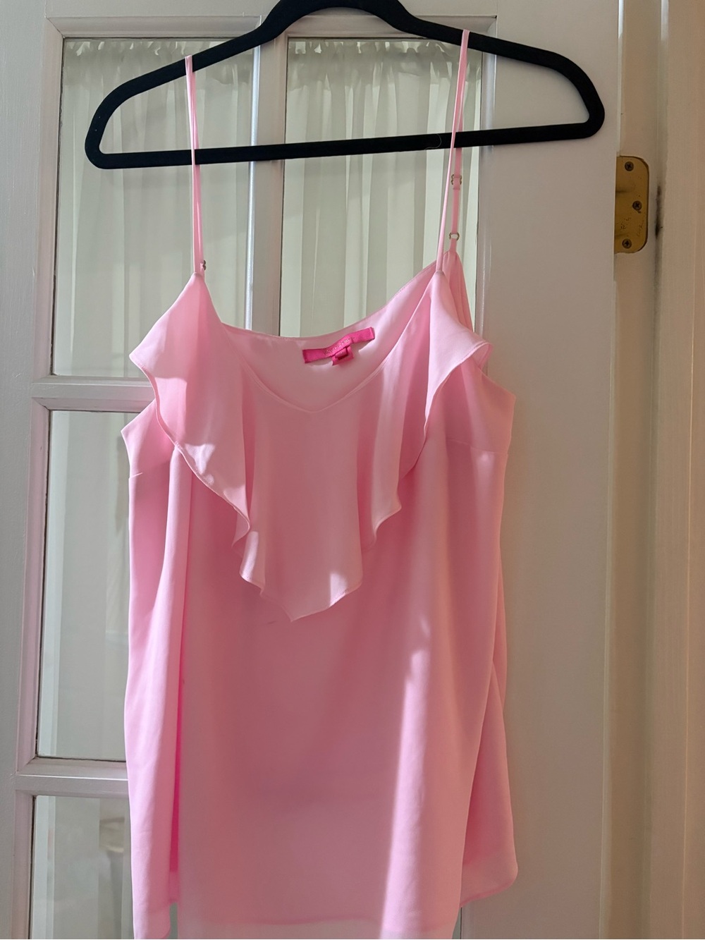 Lilly Pulitzer Light Pink Ruffle Camisole